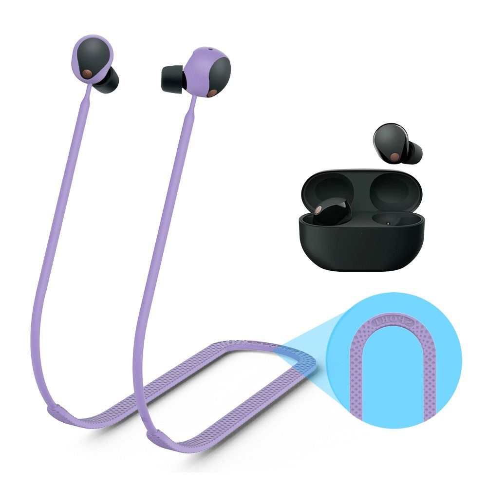 Sony Headphone Wf-1000Xm5 - Cordon anti-perte pour écouteurs, en silicone,