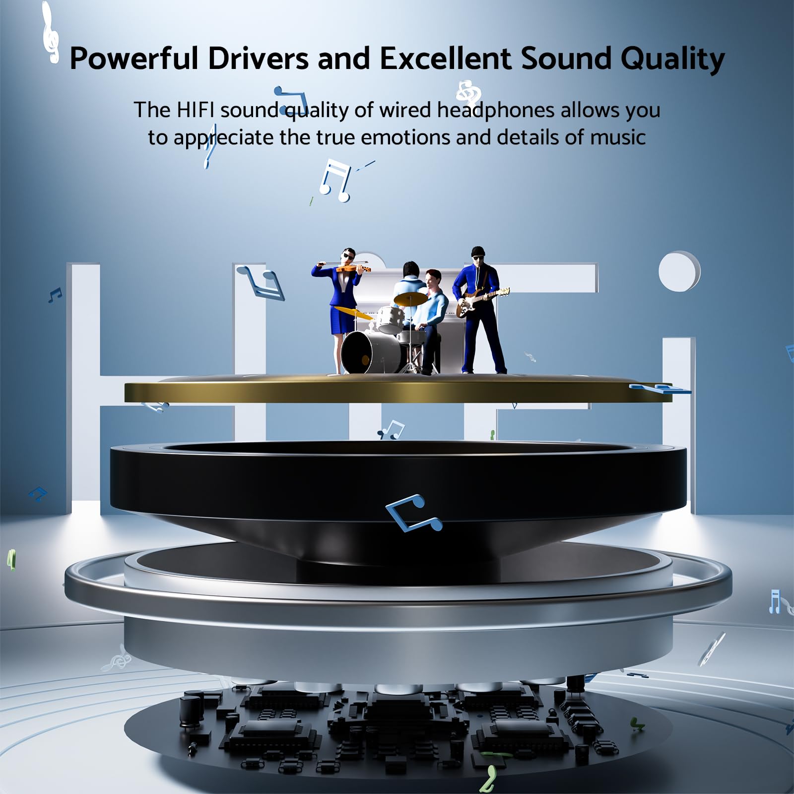 9D basse stéréo Type C et 3.5m - Audiophile Headphone Wired avis et prix