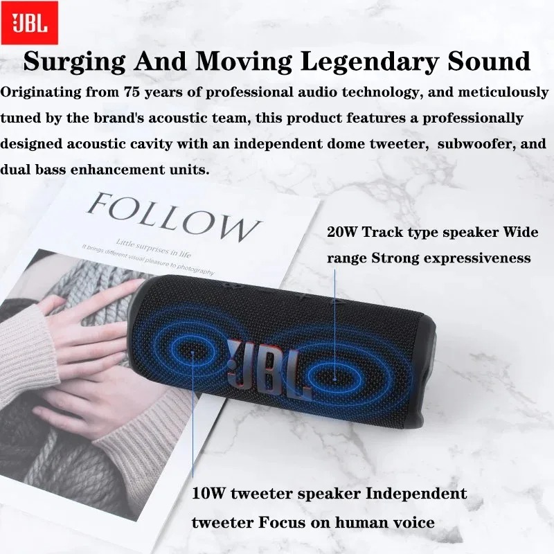 Enceinte Bluetooth compacte d' - Jbl Speaker Flip 6 avis et prix